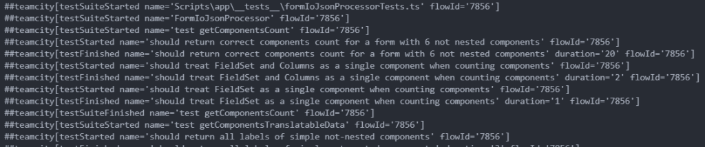 TeamCity-formatted jest tests results in VS Code console